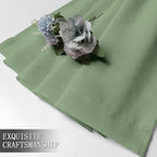 Tollpiz Sheer Curtains Bedroom Linen Textured Curtain Sheers Light Filtering - Image 7