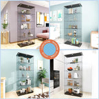 FANYUSHOW 5-Shelf Tempered Glass Display Cabinet - Image 5