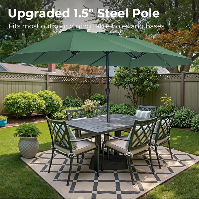 SUPERJARE 13FT Outdoor Patio Umbrella - Image 3