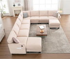 150.4" Large Sectional Couches for Living Room, 8 Seater L Shaped Modular - Image 9