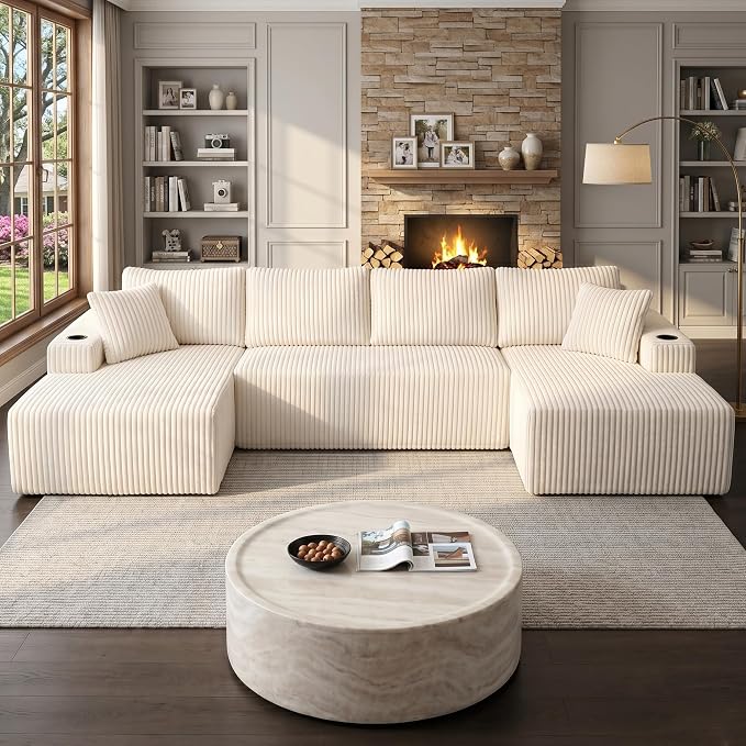 124" Oversized Sectional Couches by ivoros
