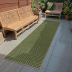 Lahome Green Runner Rug, 2x8 Washable Runner Rug - Image 6