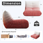 WHGBJA Memory Foam Bean Bag Chair - Image 2