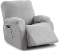 Recliner Chair Covers, 4-Piece Stretch Geometric Strokes Jacquard Reclining by Unknown