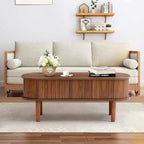 Fully Assembled Fluted Lift Top Coffee Table - Image 6