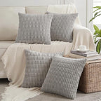Fancy Homi 4 Packs Decorative Throw Pillow Covers by Fancy+Homi