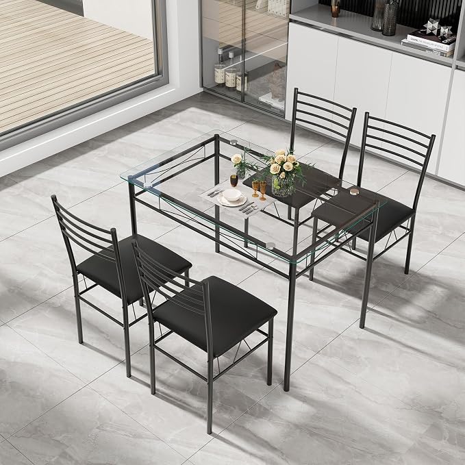 NAFORT 5-Piece Dining Table Set - Image 2