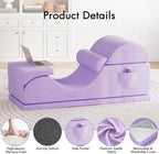 Convertible Yoga Chair for Adults, Ergonomic Foam Lounge - Image 4