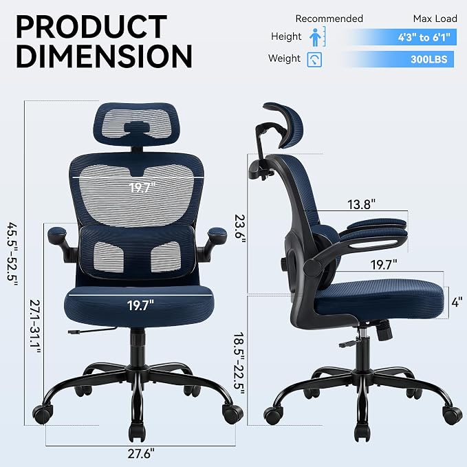 AreShark Office Chair Ergonomic Desk Chairs - Image 2