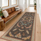 2'6"x8' 8ft Long Hallway Runner Rug, Stain Resistant Non-Slip Kitchen Floor Mats by HazoHaus