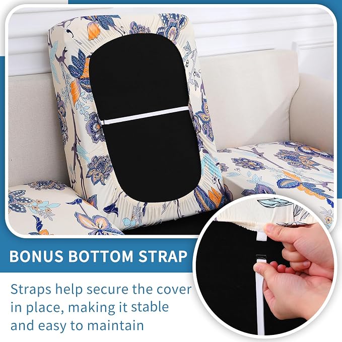 Printed Couch Cushion Covers, Sofa Covers Washable - Image 3