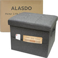 ALASDO Storage Ottoman Footrest Stool Small Ottoman by ALASDO