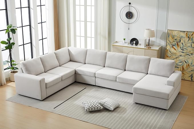 Ball & Cast 147" L-Shaped Sectional Couch - Image 8