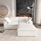 Cloud Modular Sectional Sofa, 80.3" Down Filled Comfort Sofa Couch - Image 3