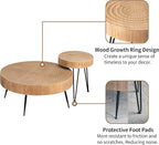 2-Piece Boho Farmhouse Nesting Table - Image 4