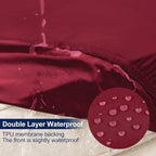 Smiry Waterproof Patio Cushion Covers, Stretch Outdoor Furniture Covers | Couch - Image 2