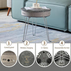 Louis Donné Smart Side Table, Foldable End Table - Image 4