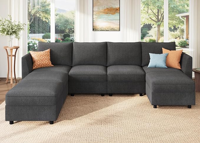 HONBAY Modular Sofa U Shaped Sectional Couch - Image 3