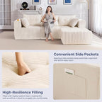 MAXYOYO Modular Sectional Sofa Couch, L Shaped Modern Cloud Couch - Image 5