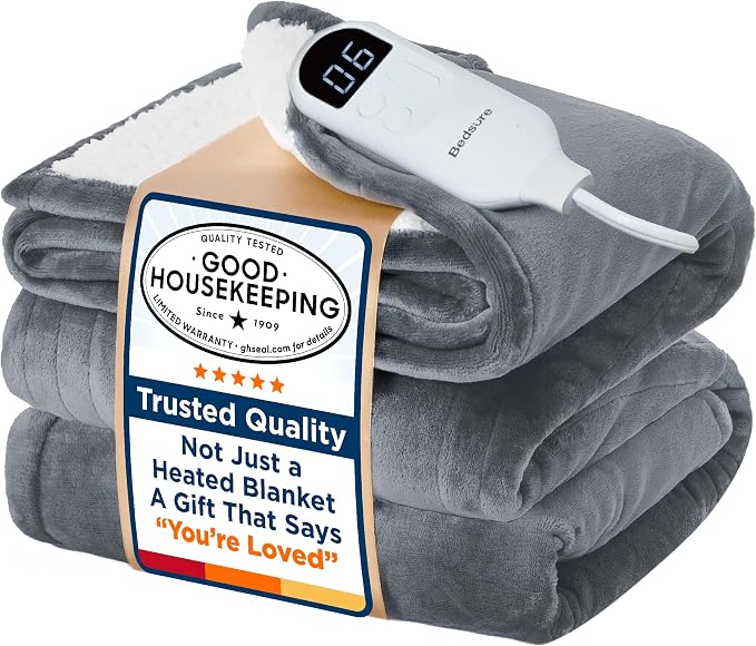 Bedsure Heated Blanket Full Size, Soft Electric Blanket by Unknown