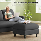 Welzona 83" Couches for Living Room, Teddy Sofa Couch - Image 9
