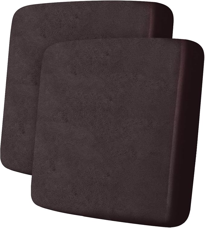 ANARACHON Leather Look Couch Cushion Covers Sofa Seat Slipcovers Sets Couches by ANARACHON
