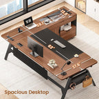 SEDETA L Shaped Computer Desk - Image 4