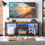 YGEOMER TV Stand for Up to 55 Inch Tvs, Entertainment Center - Image 8