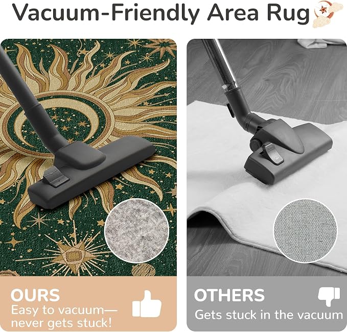 Vacuum-Friendly, 2x8 Washable Area Rug - Image 4