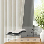 Neutral 80 Inch Nursery Blackout Curtains - Image 7