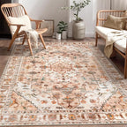 SERISSA 4x6 Washable Non Slip Boho Area Rug - Image 5