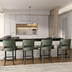 VKNOW Bar Stools Set of 2, Modern Counter Stools - Image 7
