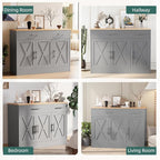 Shintenchi Modern Farmhouse Sideboard Buffet Cabinet - Image 4