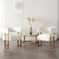 Barrel Accent Chairs Set of 2, Modern Side Chair by DMFurniture