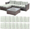 CALBODE 14 Pcs Outdoor Seat Cushion Covers by CALBODE