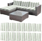 CALBODE 14 Pcs Outdoor Seat Cushion Covers by CALBODE