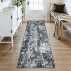 RELEANY Washable Runner 3'x8' Abstract Area Rug - Image 2