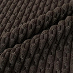 Set of 4 Beige Brown Coffee Decorative Throw Pillow Covers 16x16 Inch Corduroy - Image 5