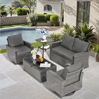 5 Pieces Outdoor Furniture Set - Image 2