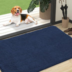 OLANLY Dog Door Mat for Muddy Paws 47x32, Super Absorbent Chenille Mud Mat | by OLANLY