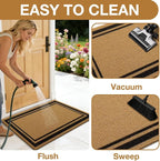 OLANLY Front Door Mat, Low Profile Doormat, Stain and Fade Resistant, - Image 8