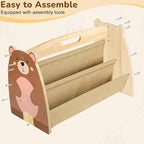 Toddler Bookshelf Double-Sided - Image 7