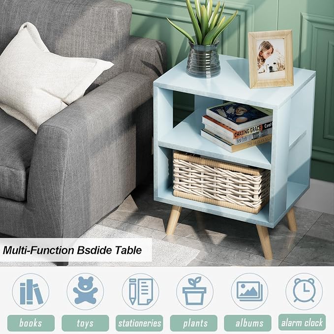 Aenuert Night Stand, Modern End Table - Image 3