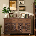 59-Inch Walnut Buffet Cabinet by YHFEXYT