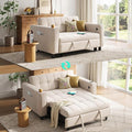 LINSY Sleeper Sofa Bed, Small 3 in 1 Convertible Loveseat Sleeper Couch by Linsy