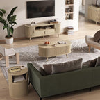 JOINICE 42.5" Oval Lift Top Coffee Table - Image 7
