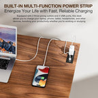 TEMI Long Computer Desk Folding Table - Image 5