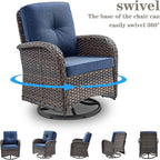 Belord 6 Piece Patio Conversation Sets - Image 4