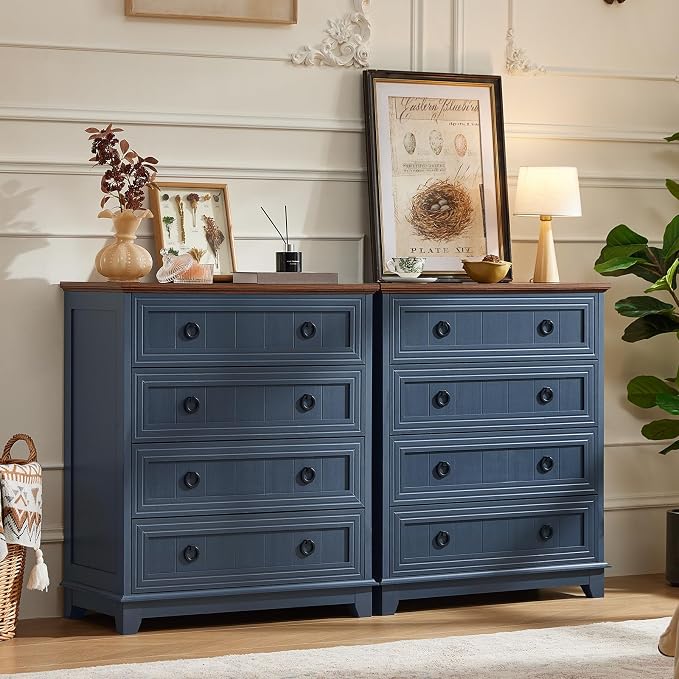 Joaxswe Farmhouse 4 Drawer Dresser by Joaxswe