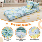 MeMoreCool Glow Dinosaur Tri-fold Sofa Bed - Image 7